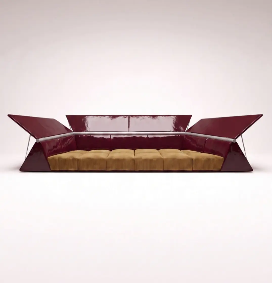 COPING, the skatable sofa di Leonardo Canton, che da rampa diventa divano